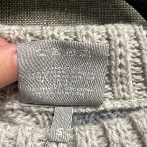 Aran Wool Patchwork Sweater - Picture 5 of 5